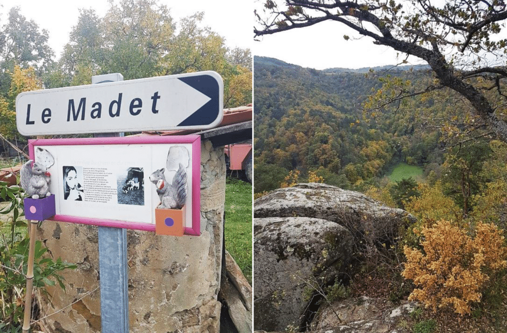 Vues de la vallée du Madet, près de Billom