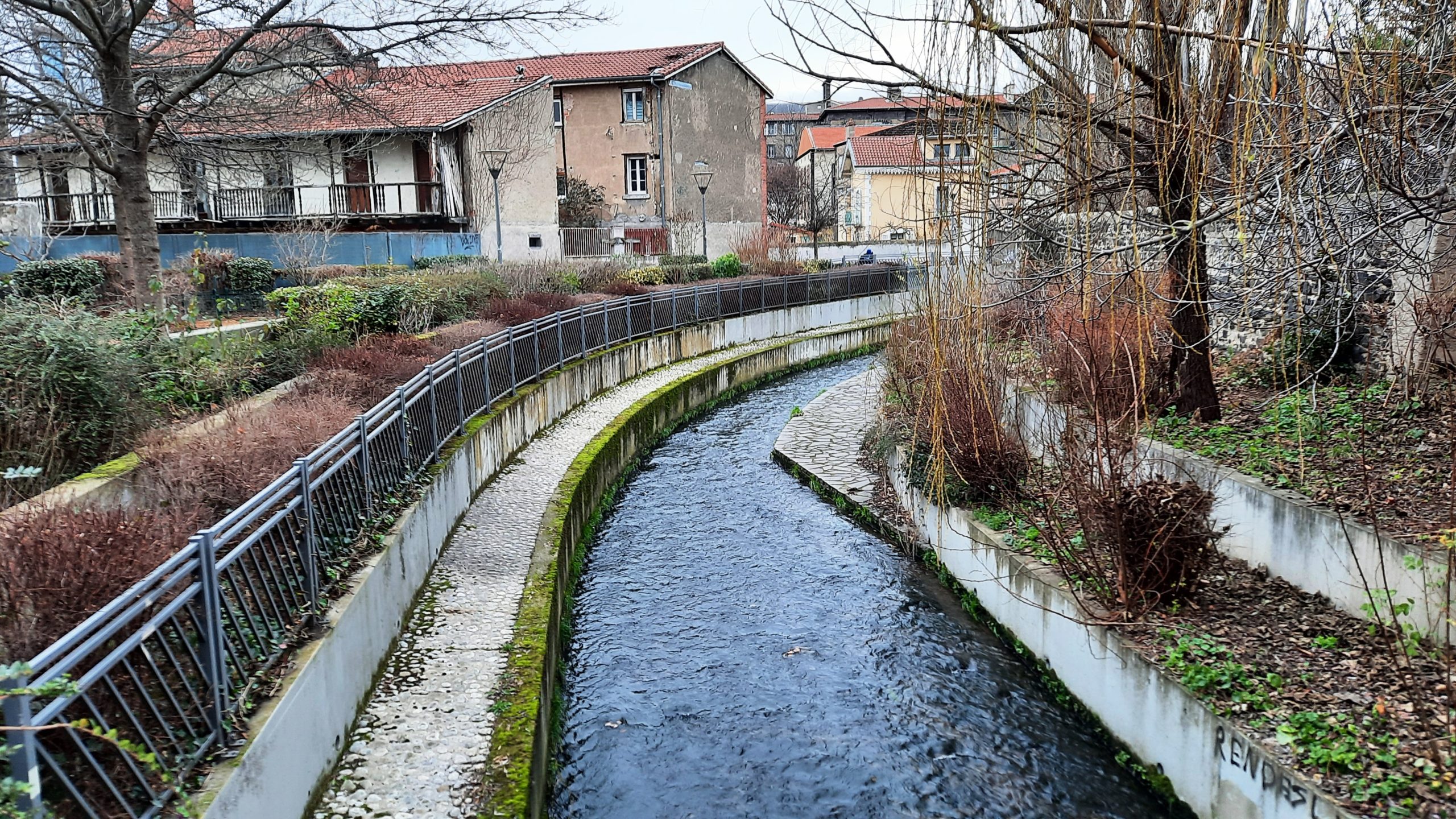 La Tiretaine à la hauteur de la rue de Blanzat à Clermont