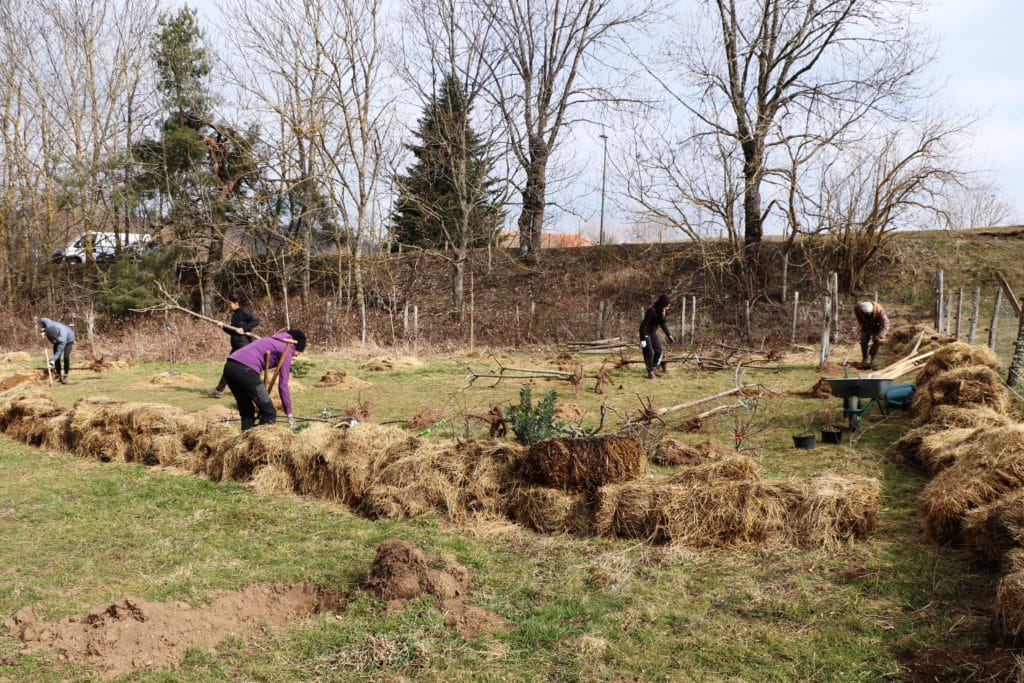 Chantier en cours à Saint-Genès