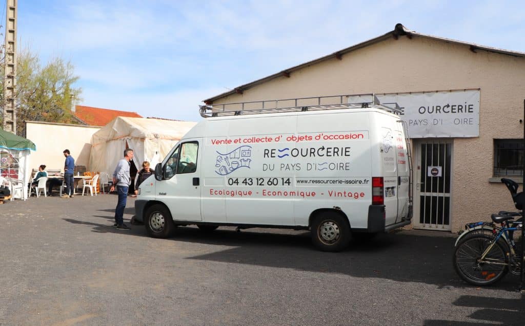 Le camion de la ressourcerie