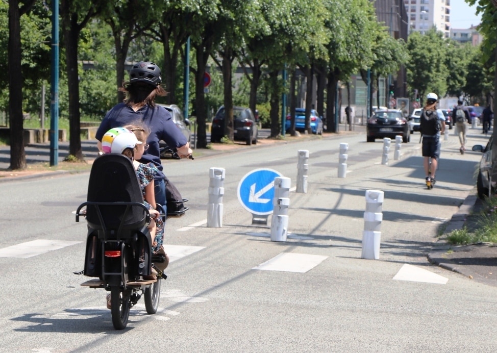 Piste cyclable boulevard sud