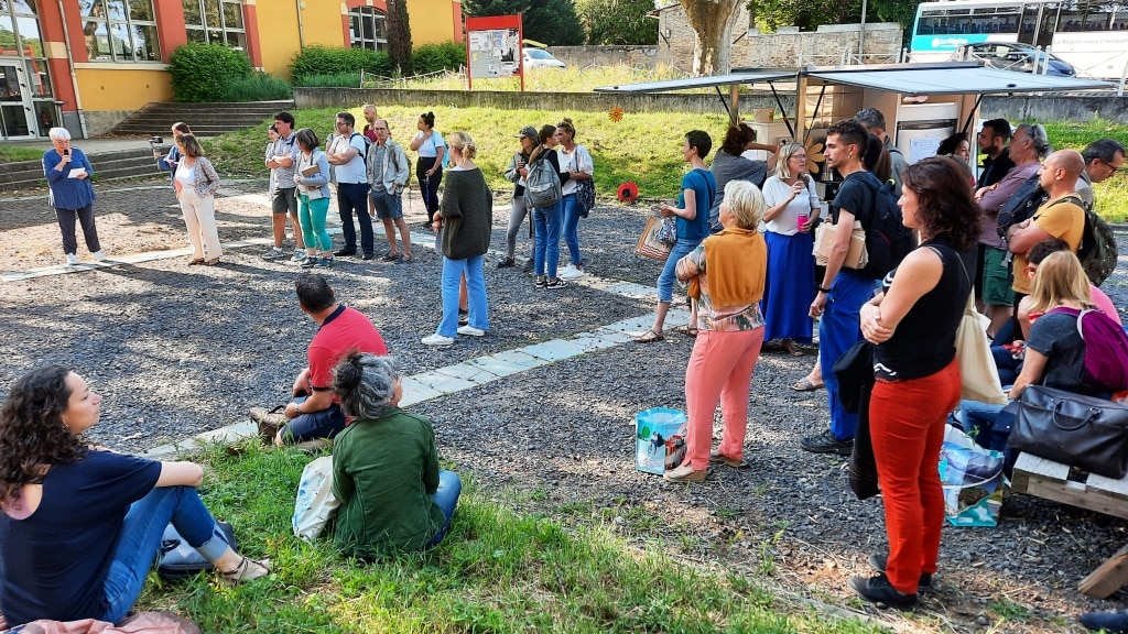 Les porteurs de projets réunis à mi-parcours à la Perm à Billom