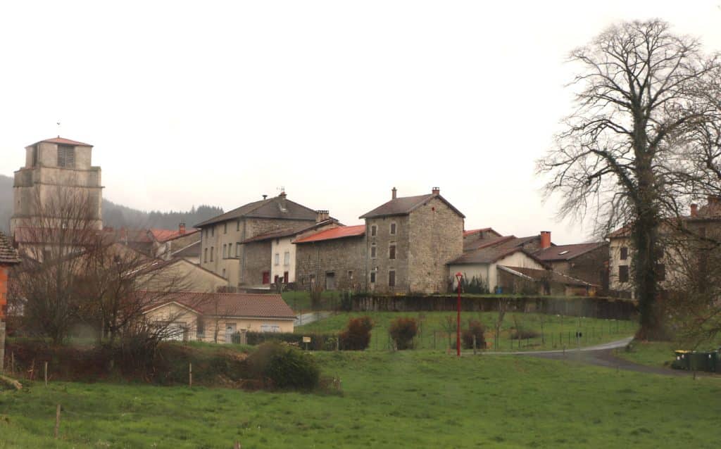 Vue du bourg de Job