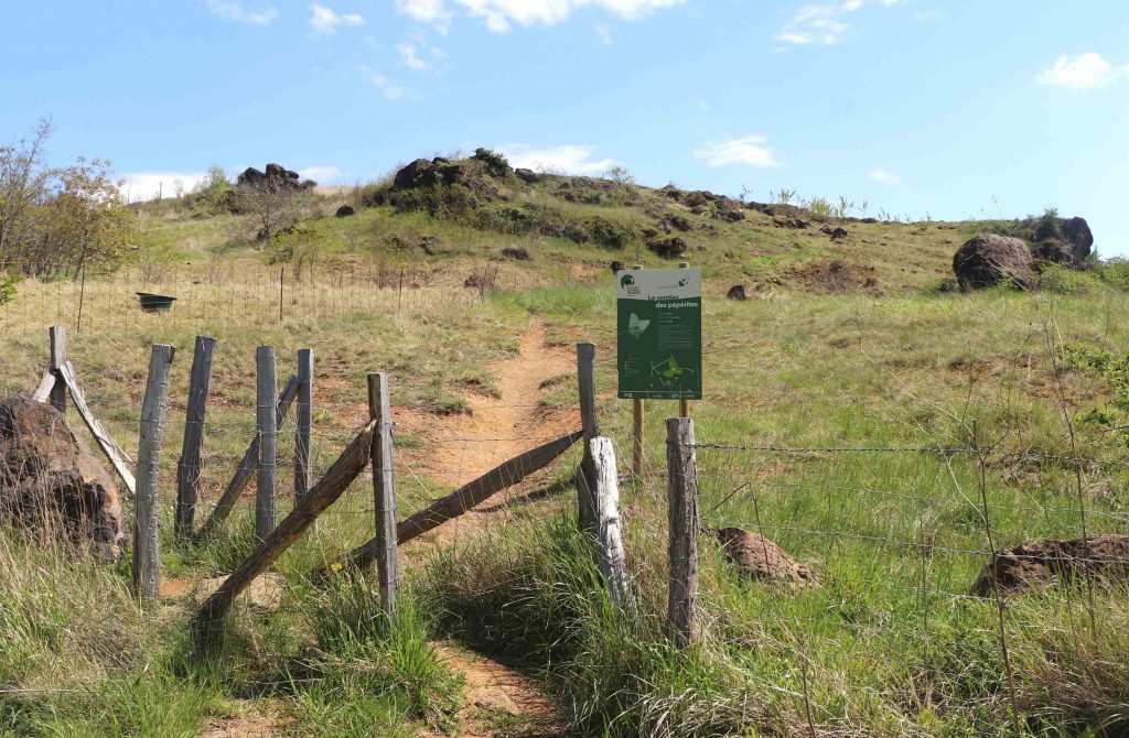 Le puy de Pileyre, vu de l'entrée du site côté Vertaizon