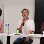 Stéphanie Tarrisse, Pierre Feltz et Véronique Genevois, durant la rencontre