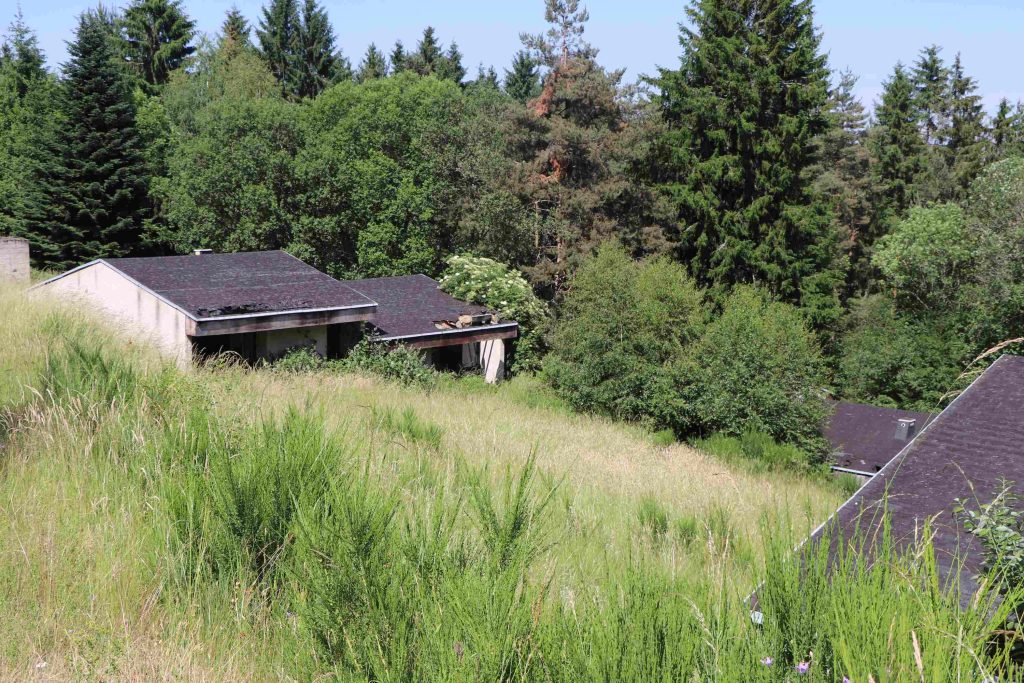 Vue des gîtes actuels