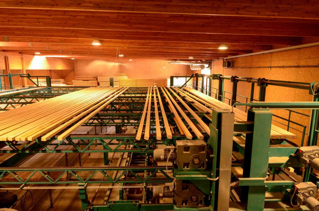 Vue intérieure de l'entreprise Bois Collé d'Auvergne
