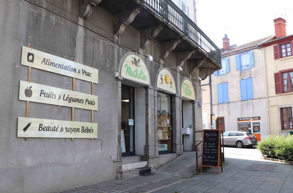 Magasin bio à Ambert