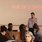 Arthur Keller face aux groupes de l'atelier