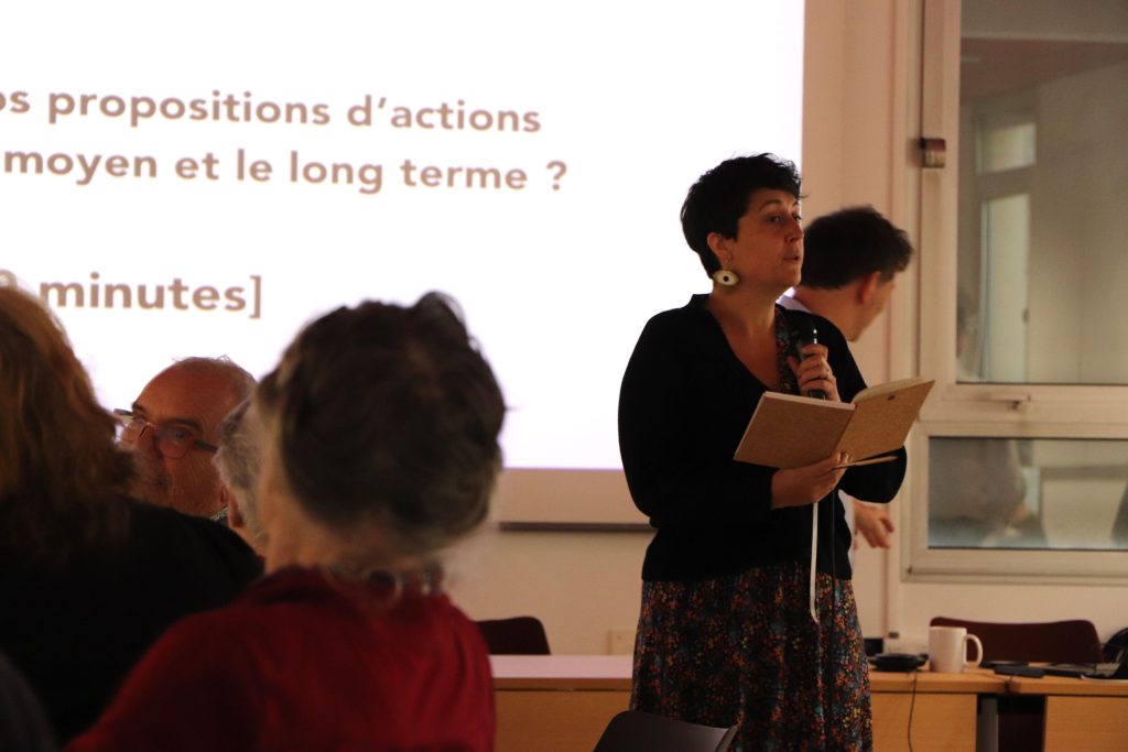 Restitution d'un atelier
