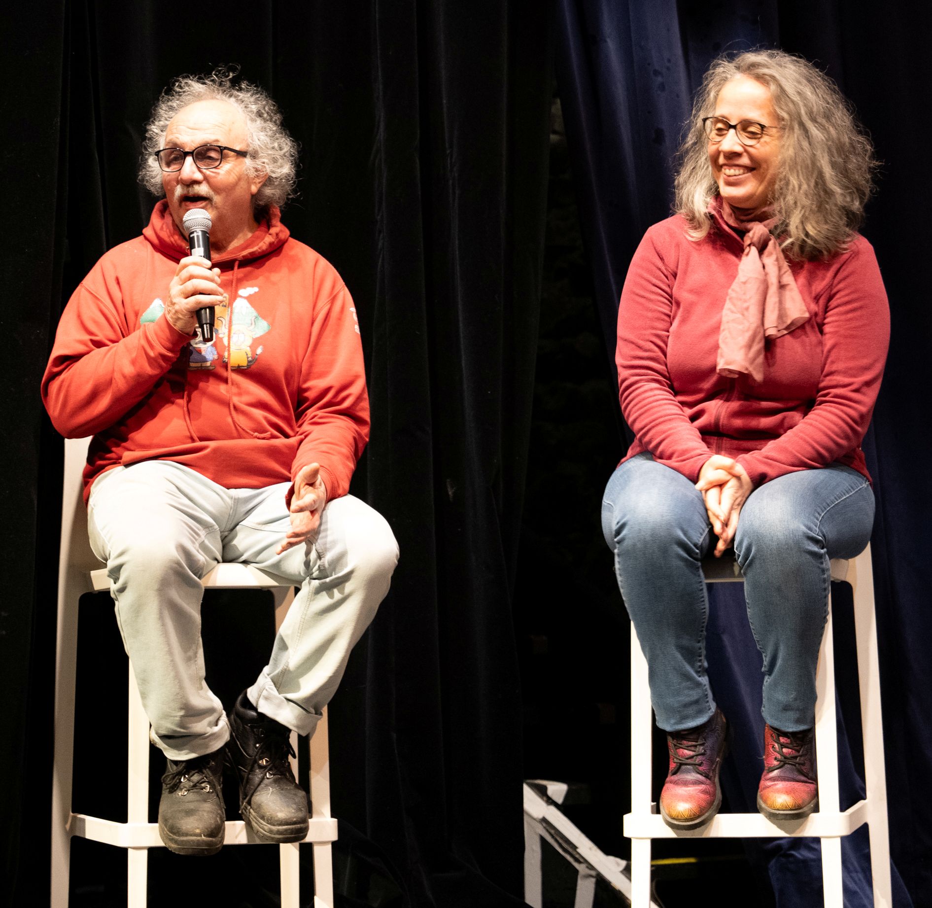 Heureux propriétaires d'un parc refuge de biodiversité.