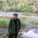 Vincent Amaridon sur les bords de l'Allier