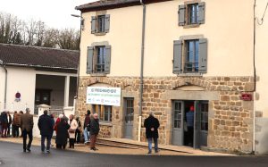 Le tiers-lieu La Bacholle à Sauviat, le jour de l'inauguration