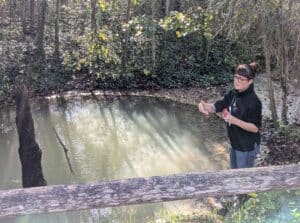 Clarisse Mallet à la source Brissac