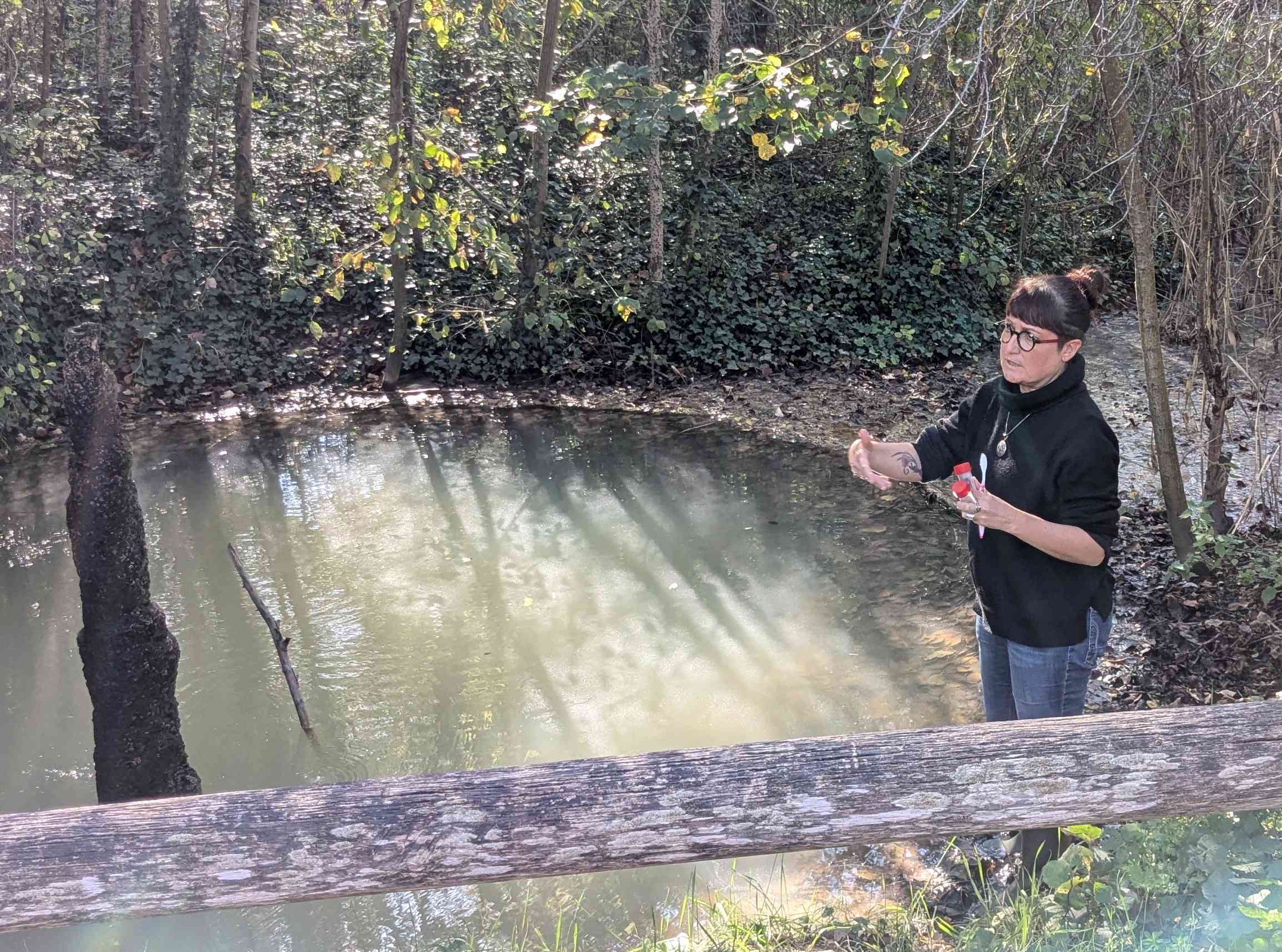 Clarisse Mallet à la source Brissac